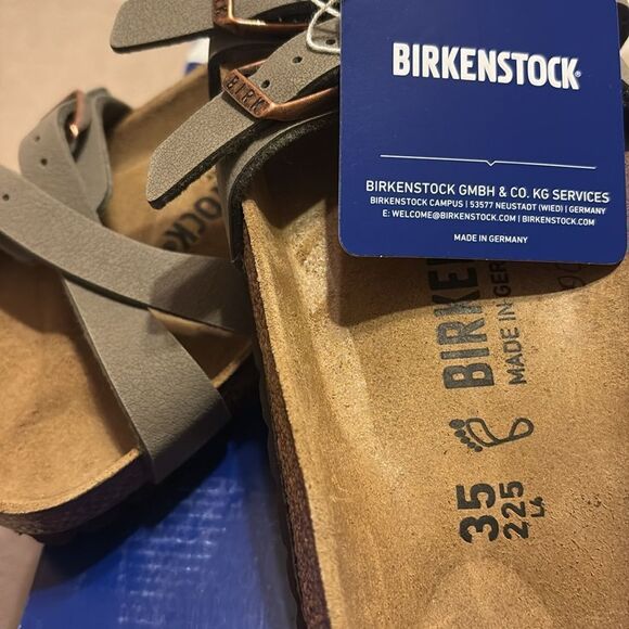 Birkenstock Almere Ladies Double Adjustable Strap Sandals - NWT size 35/L4 - Picture 3 of 8